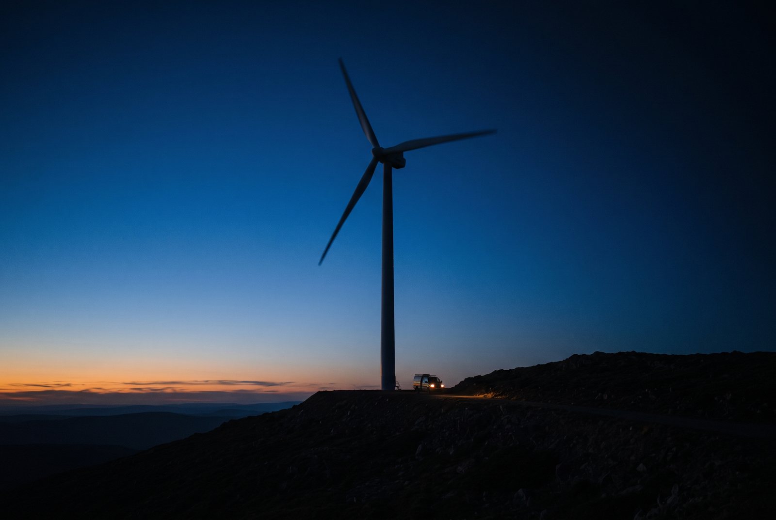 Energy infrastructure in an open landscape